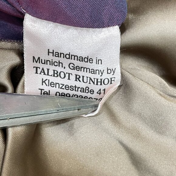 TALBOT‎ RUNHOF Designer Dress Sz 8/38 Satin Ruched Long Sleeve Cocktail Metallic - Picture 10 of 10